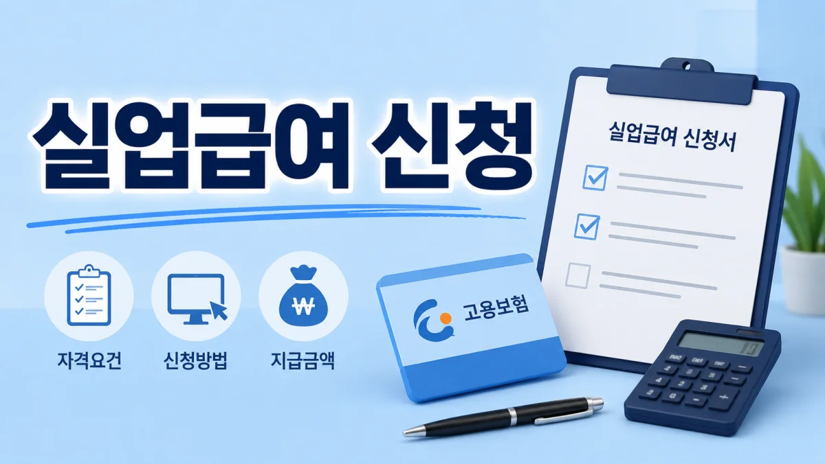 [2026 최신] 실업급여 신청 방법 및 조건 총정리 (구직급여 상한액·하한액)