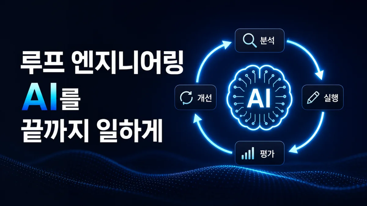 루프 엔지니어링이란, AI를 한 번이 아니라 끝까지 일하게 만드는 법