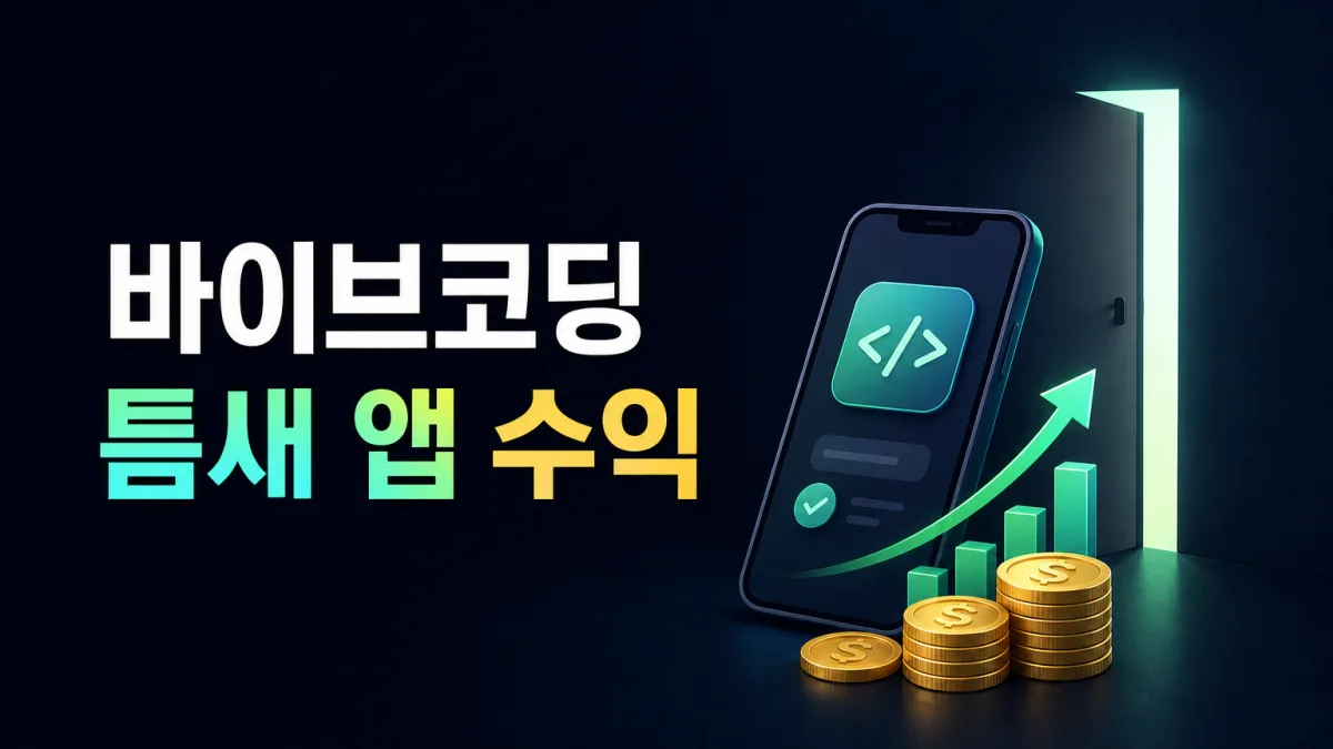 바이브코딩으로 앱 만들기, 틈새시장 문제부터 찾는 현실 전략
