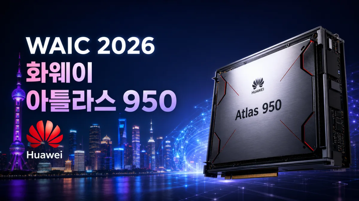 상하이 WAIC 2026 개막, 신제품 300개와 화웨이 아틀라스 950