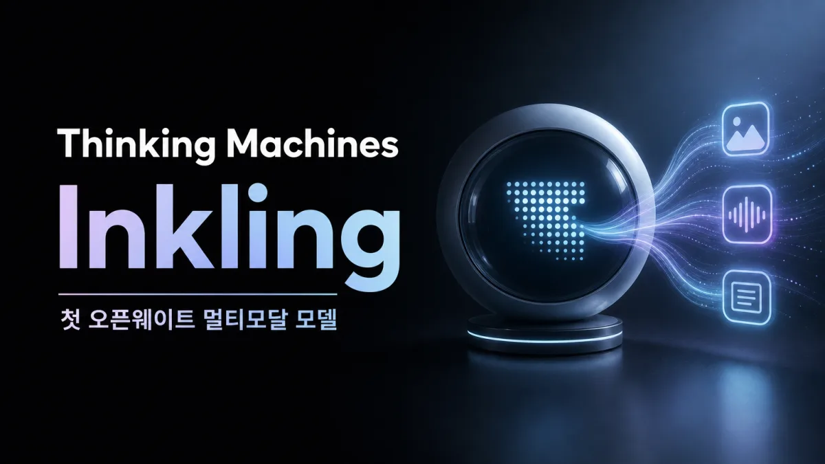 씽킹머신스 첫 오픈웨이트 모델 잉클링, 975B 멀티모달의 노림수
