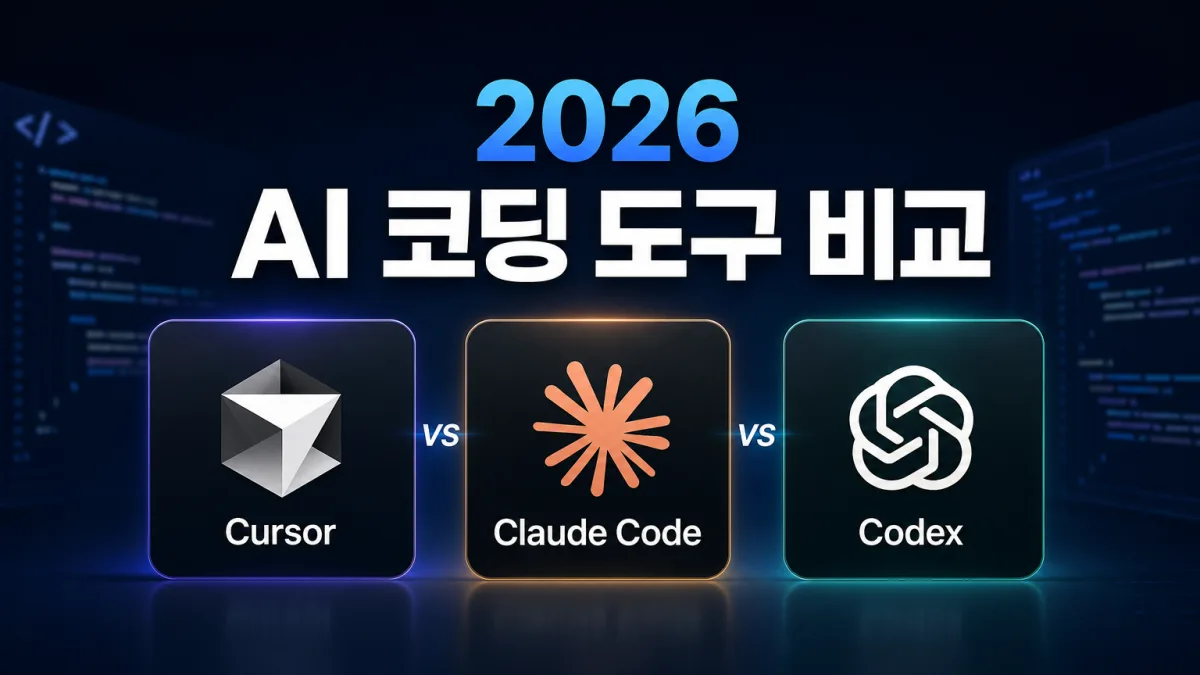 커서·클로드코드·데빈·코덱스, 2026 코딩 도구 뭘 골라야 하나